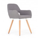 Стул HALMAR K283 серый/натуральный